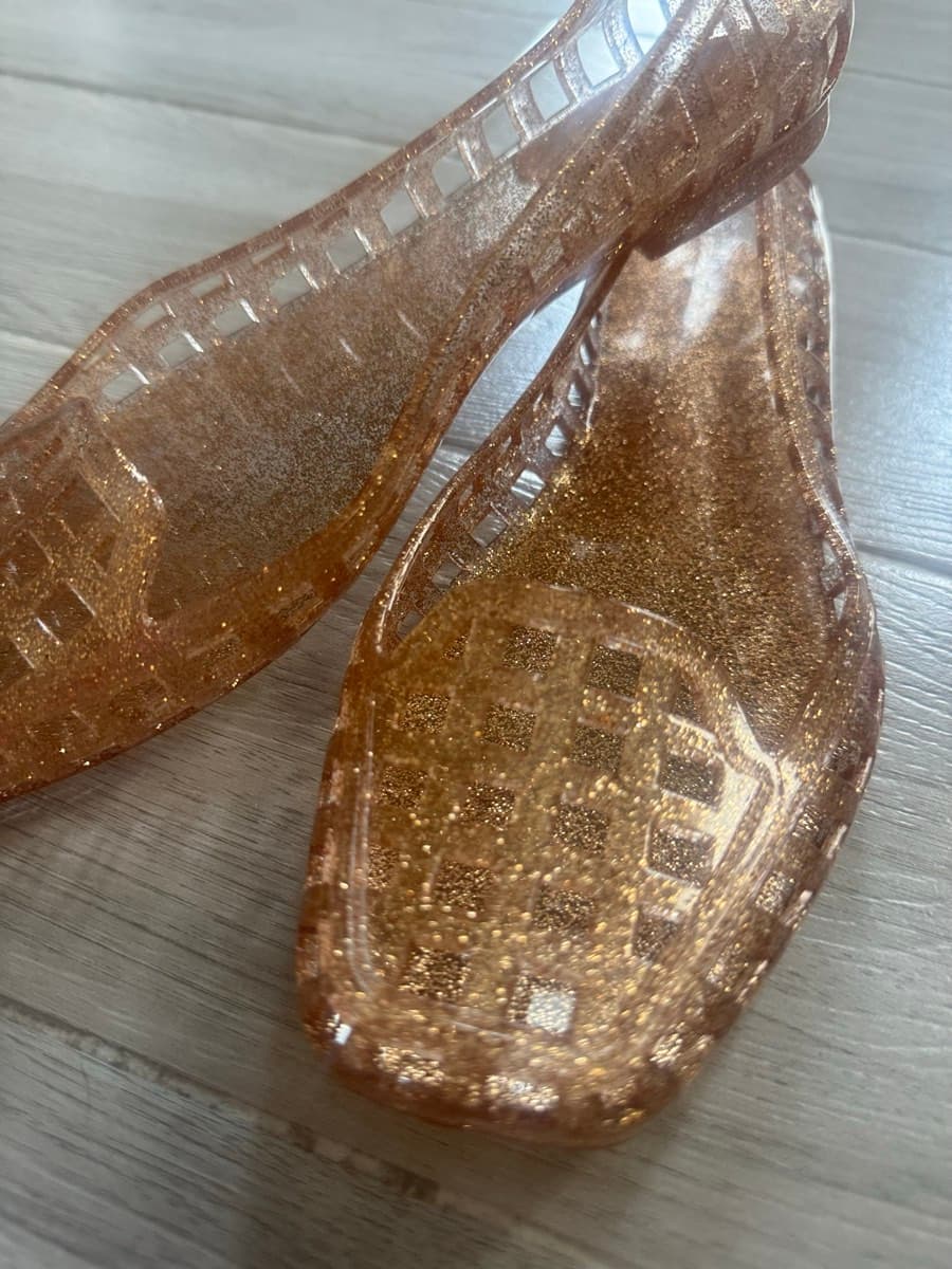 Glitter Jelly Ballet Flats thumbnail 6