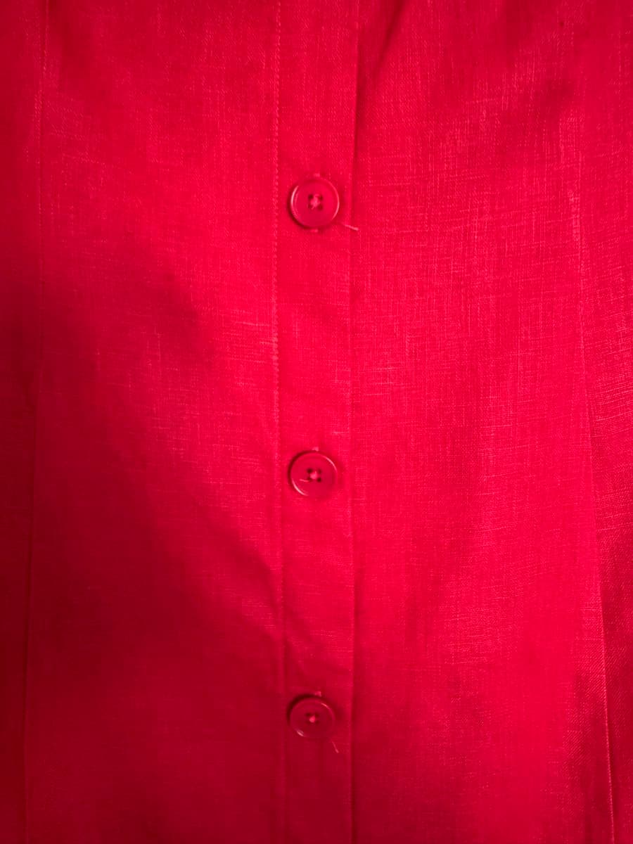 Reformation Red Mini Dress M thumbnail 4