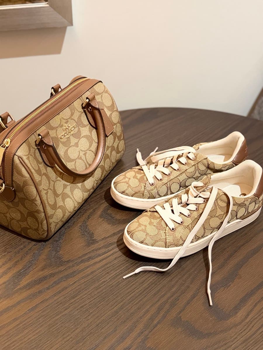 Coach Monogram Mini Satchel