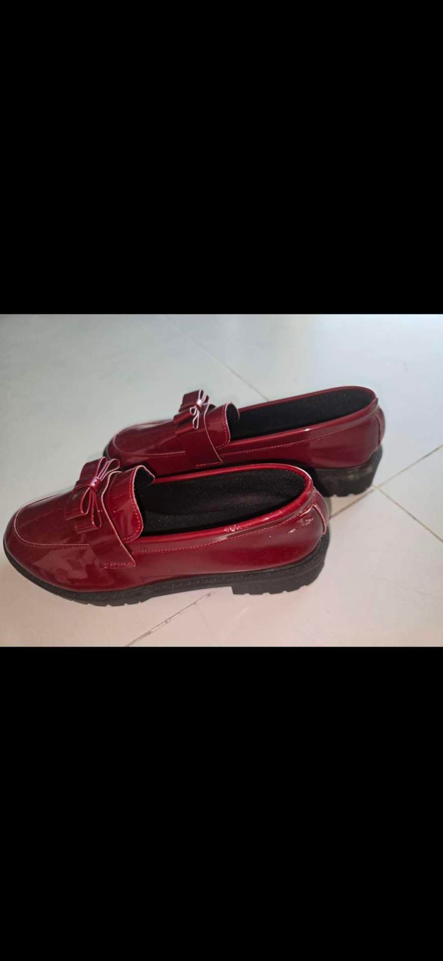 Red Patent Bow Loafers thumbnail 3