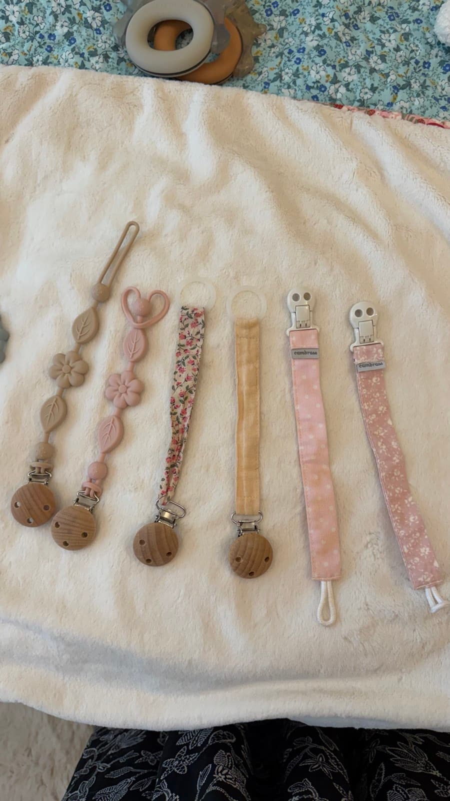 Assorted Pacifier Clips Set
