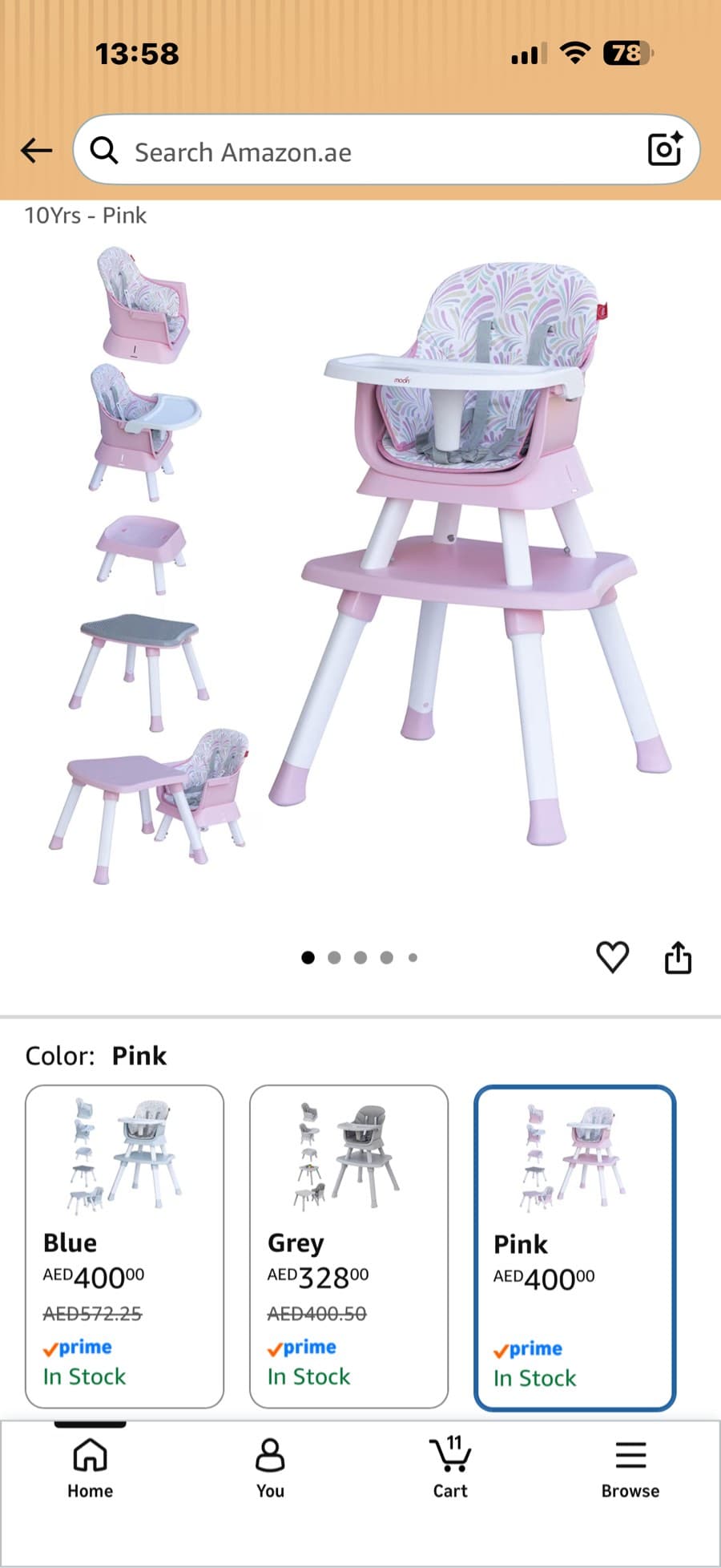 Moon 3-in-1 High Chair thumbnail 4