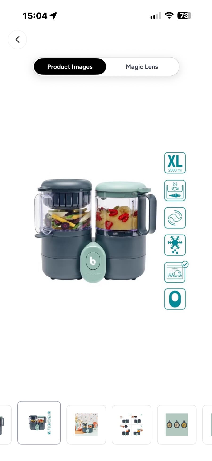 Nutribaby One Food Processor thumbnail 3