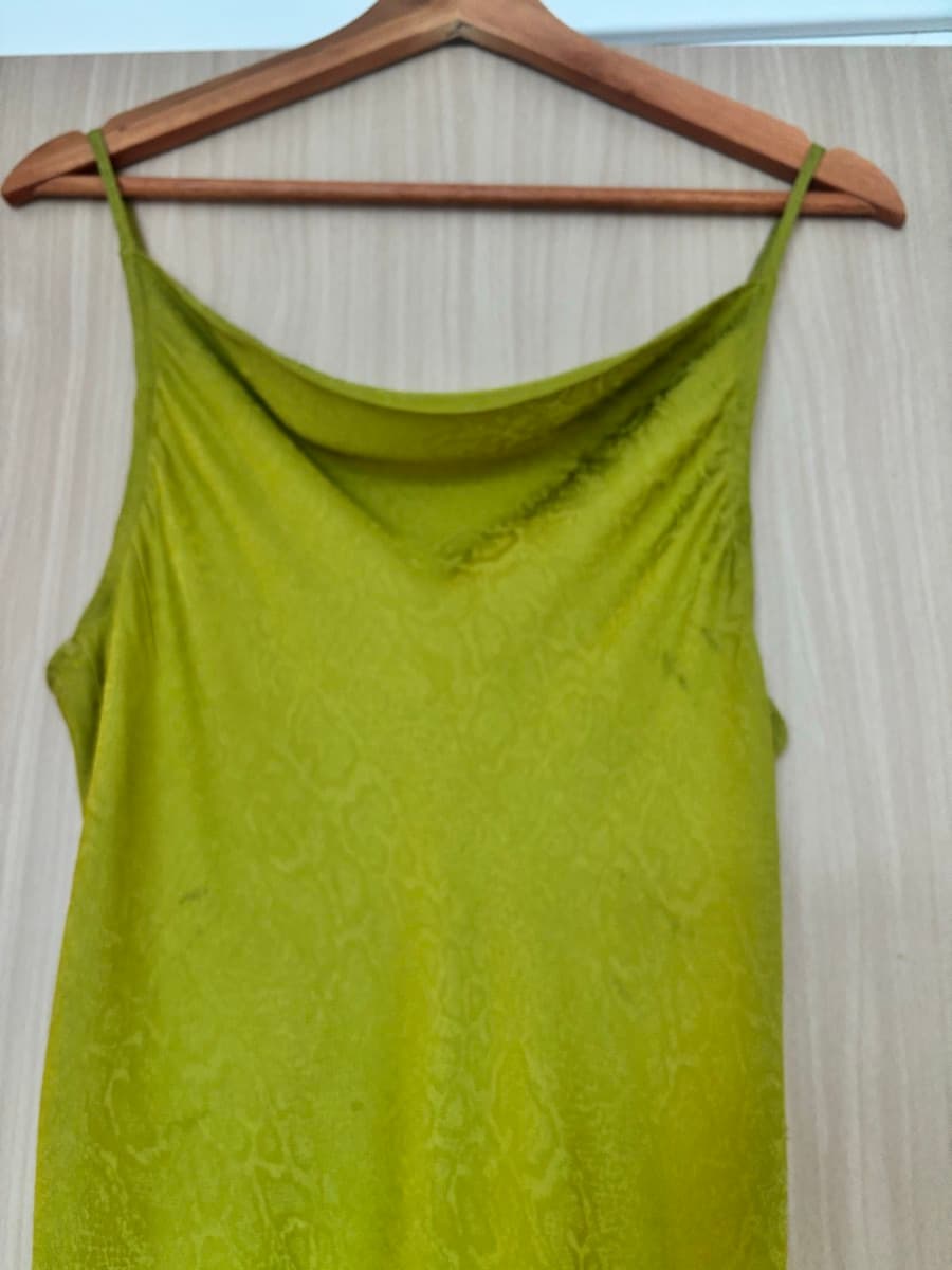 Lime Green Slip Dress thumbnail 3