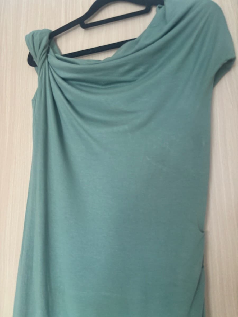 Green Draped midaxi Dress thumbnail 2