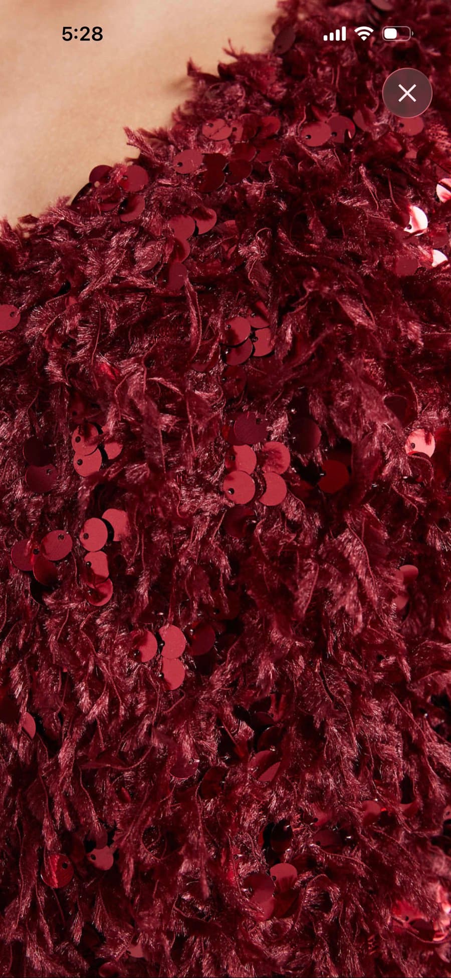 Red Sequin Mini Dress thumbnail 4