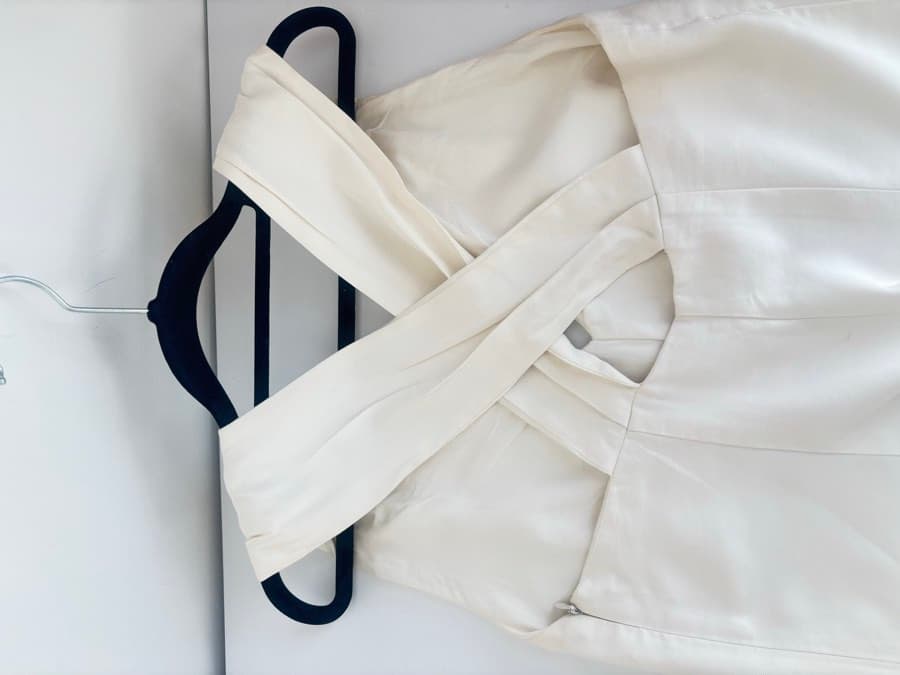Cream V-Neck Jumpsuit thumbnail 2