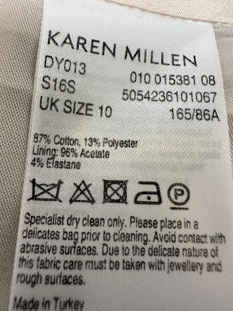 Karen Millen Chevron Sleeveless Mini Dress thumbnail 5
