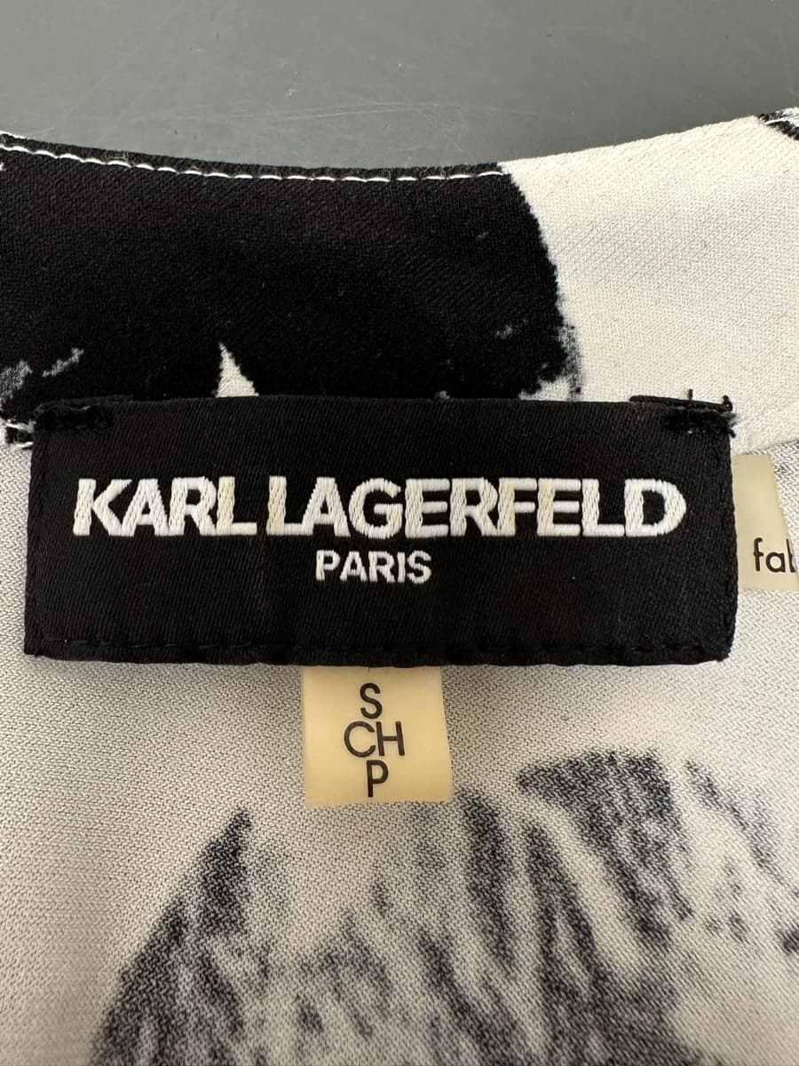 Karl Lagerfeld Floral Print Cap-Sleeve Top thumbnail 5