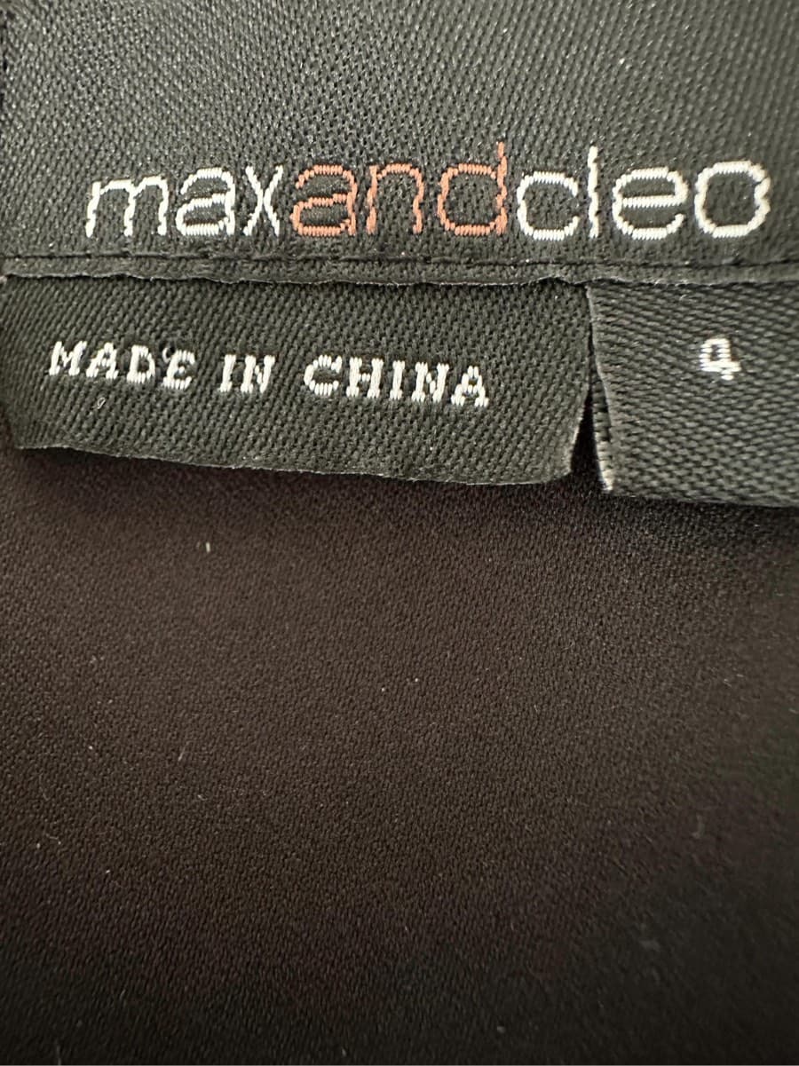 Max and Cleo Black Floral Embellished Gown thumbnail 5
