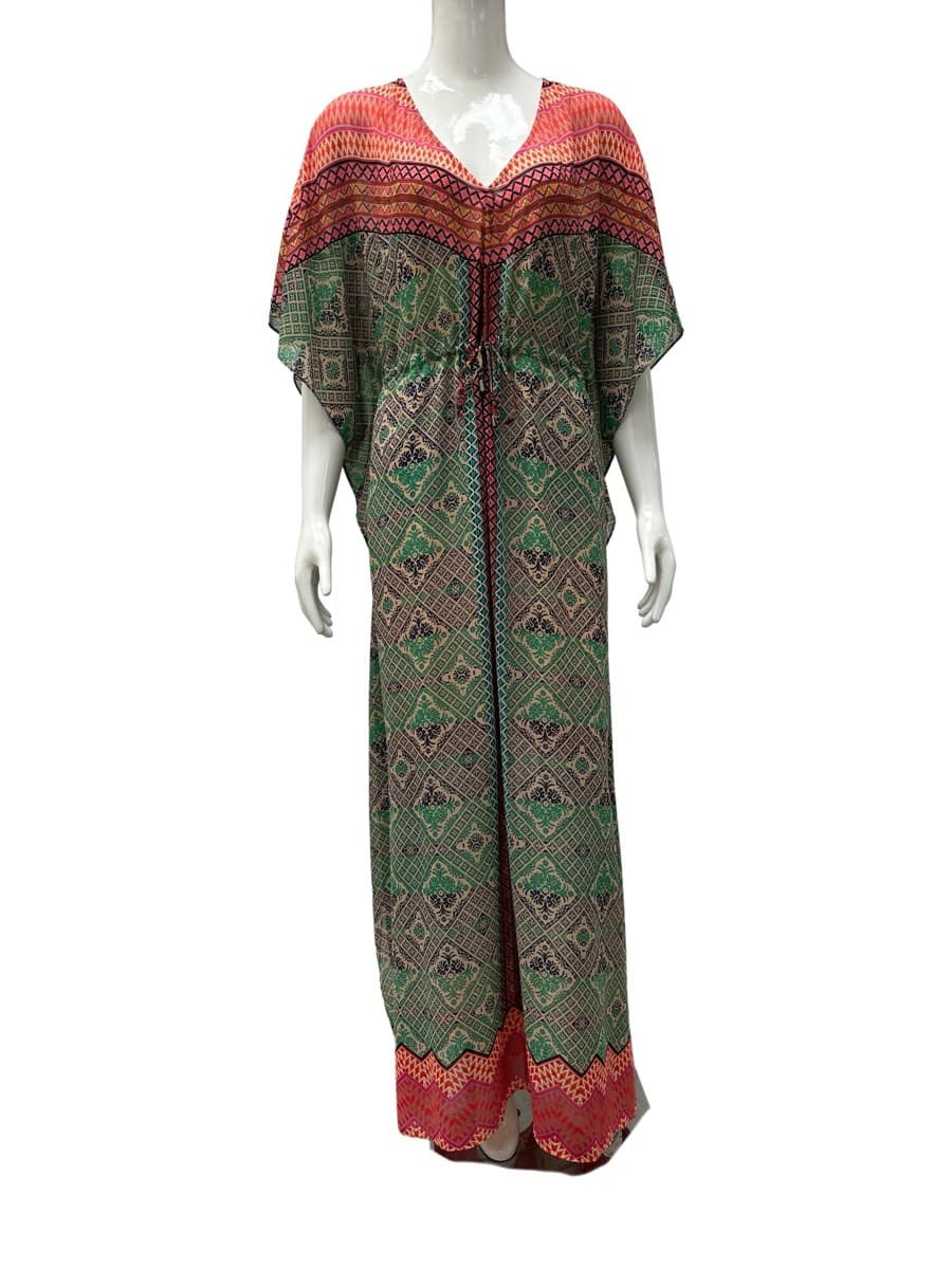 Vanessa Virginia Printed V-Neck Kaftan thumbnail 2