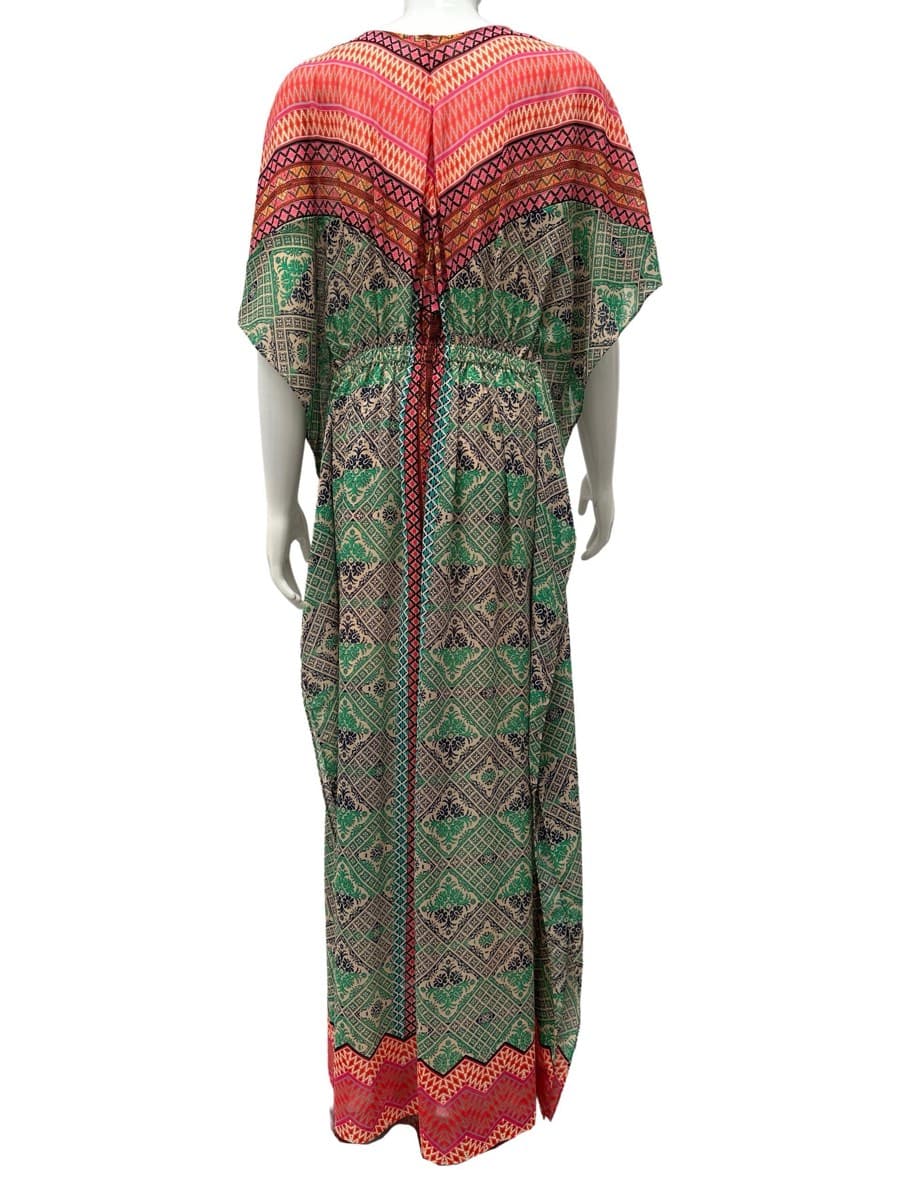 Vanessa Virginia Printed V-Neck Kaftan thumbnail 3