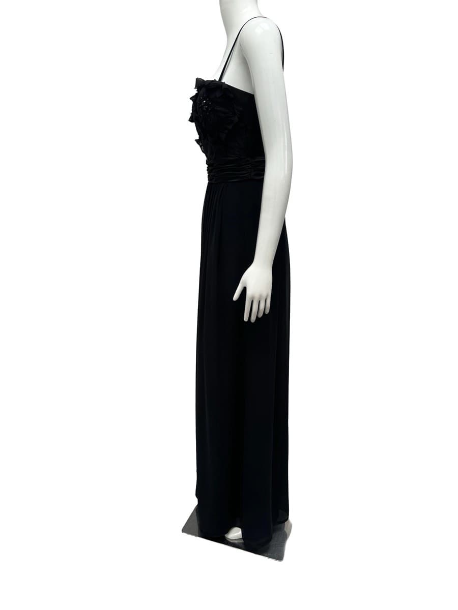 Max and Cleo Black Floral Embellished Gown thumbnail 3