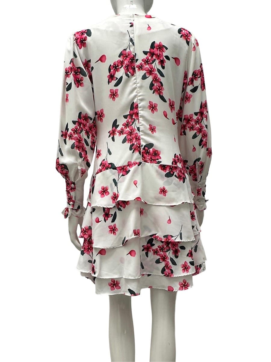 Ricci Floral Ruffled Mini Dress thumbnail 3