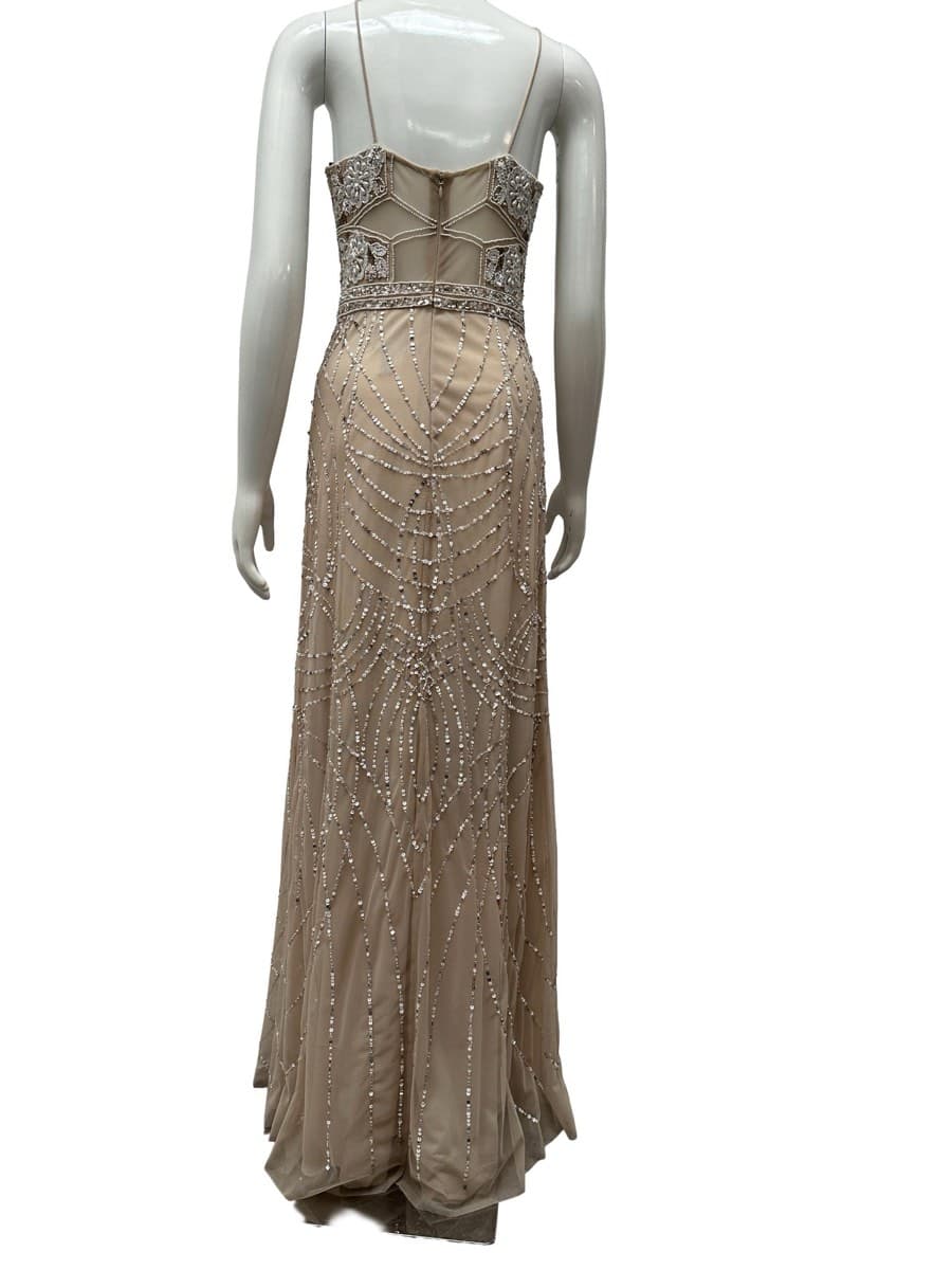 Adrianna Papell Embellished Halter Neck Gown thumbnail 4