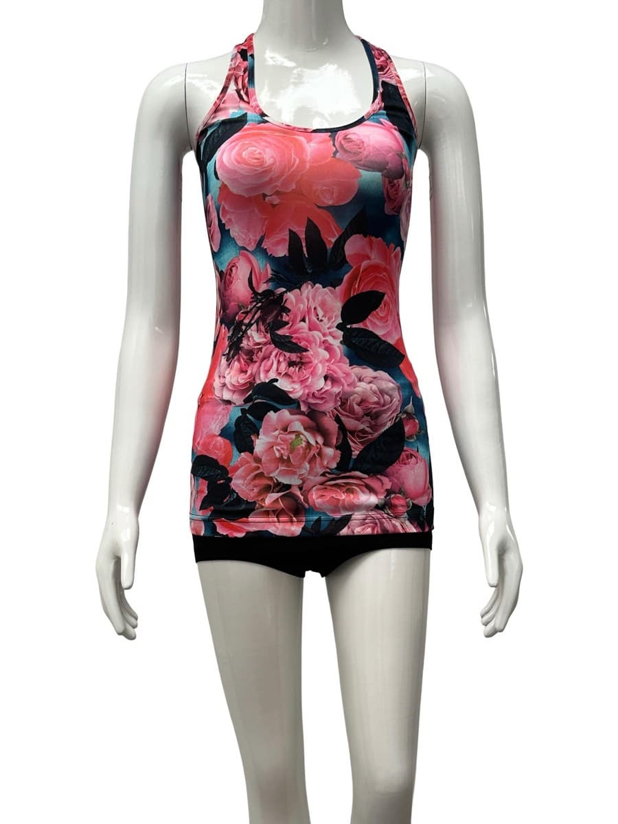 Lululemon Floral Print Racerback Tank - image 1