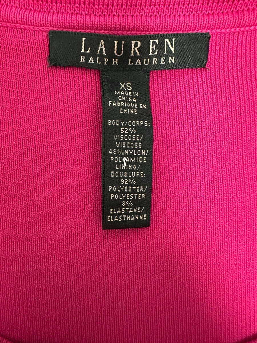 Ralph Lauren Pink Sleeveless Knit Dress thumbnail 5