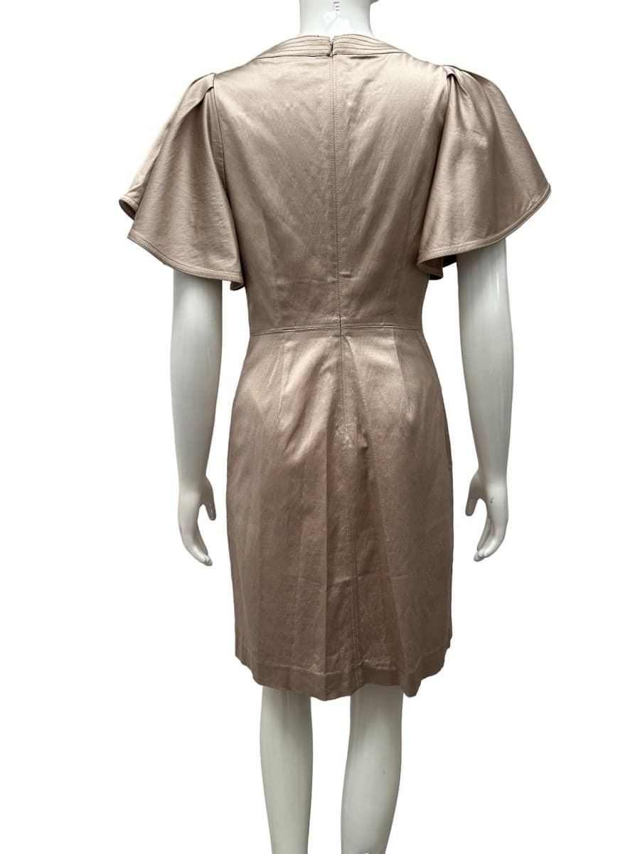 Banana Republic Satin Flutter Sleeve Dress thumbnail 2