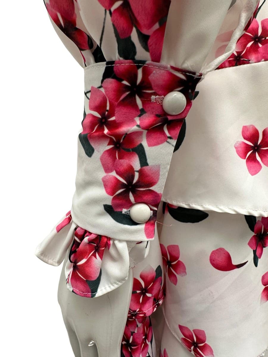 Ricci Floral Ruffled Mini Dress thumbnail 5