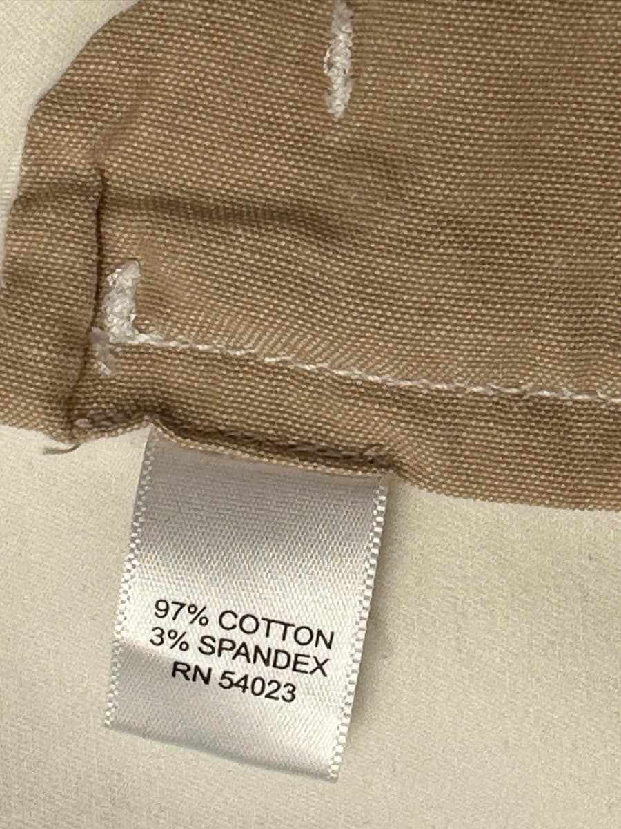 Banana Republic White Cotton Chino Trousers thumbnail 5