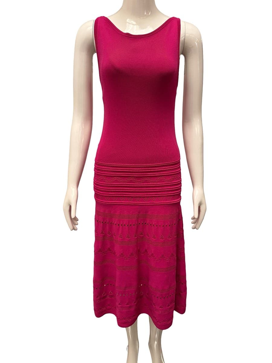 Ralph Lauren Pink Sleeveless Knit Dress thumbnail 2