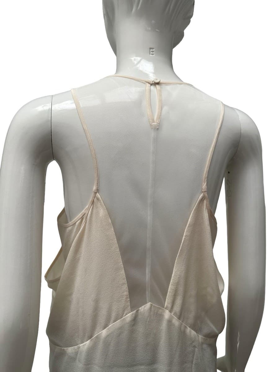 BCBG Max Azria Silk Printed Asymmetrical Hem Top thumbnail 5