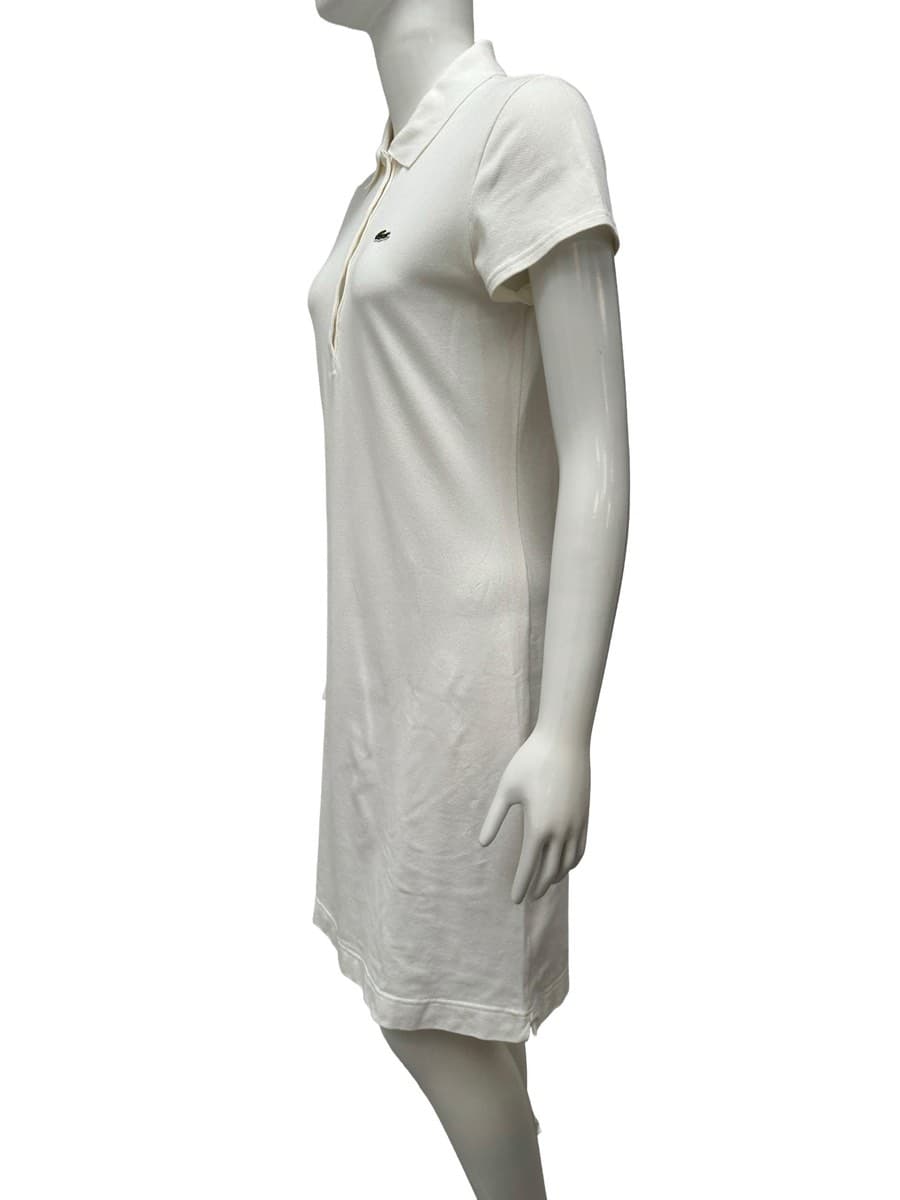 Lacoste White Polo Dress thumbnail 3