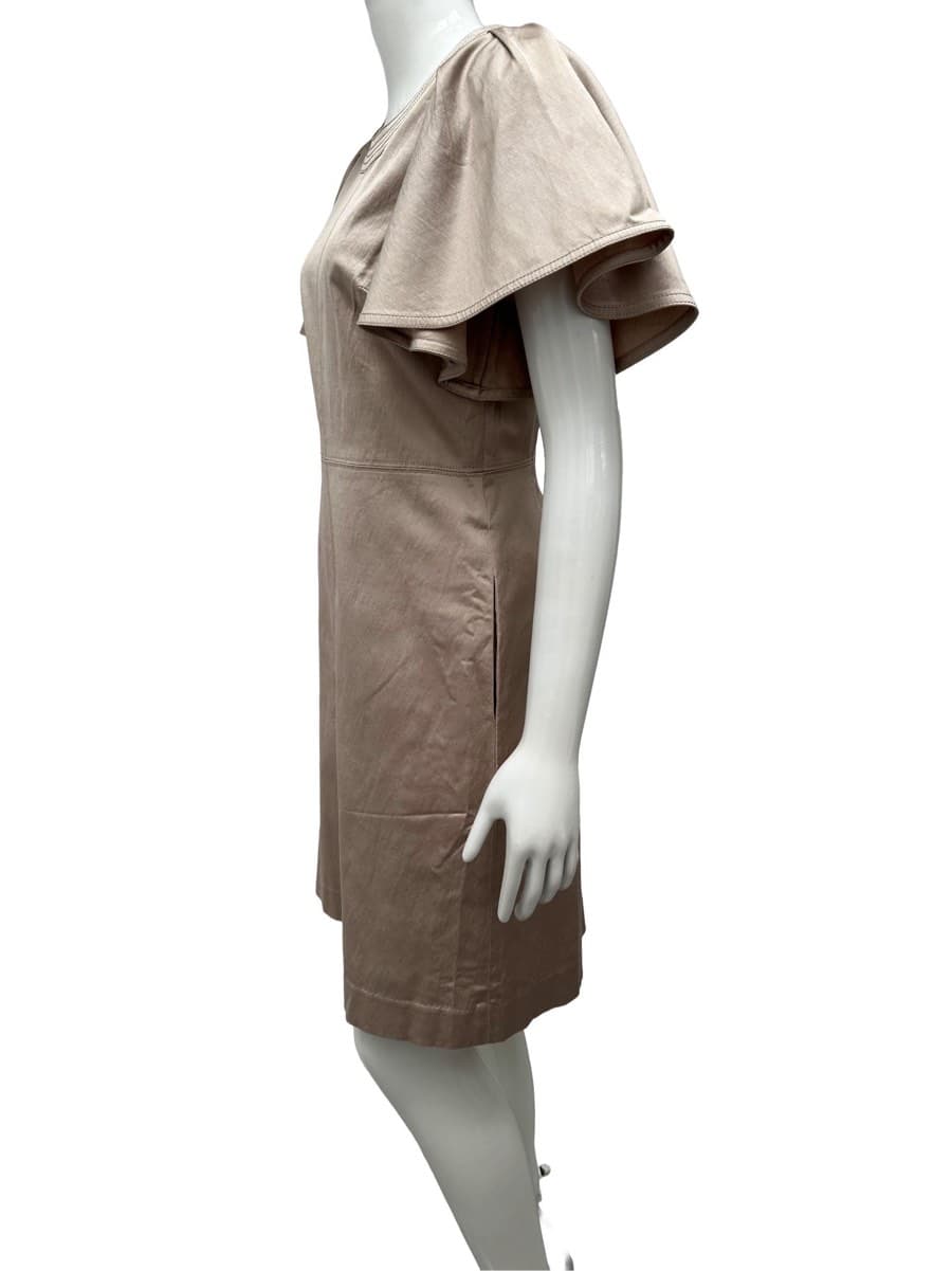 Banana Republic Satin Flutter Sleeve Dress thumbnail 3
