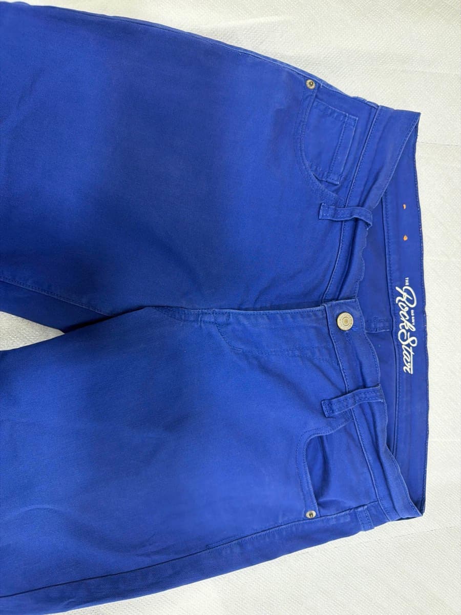 Bright Blue Skinny Trousers