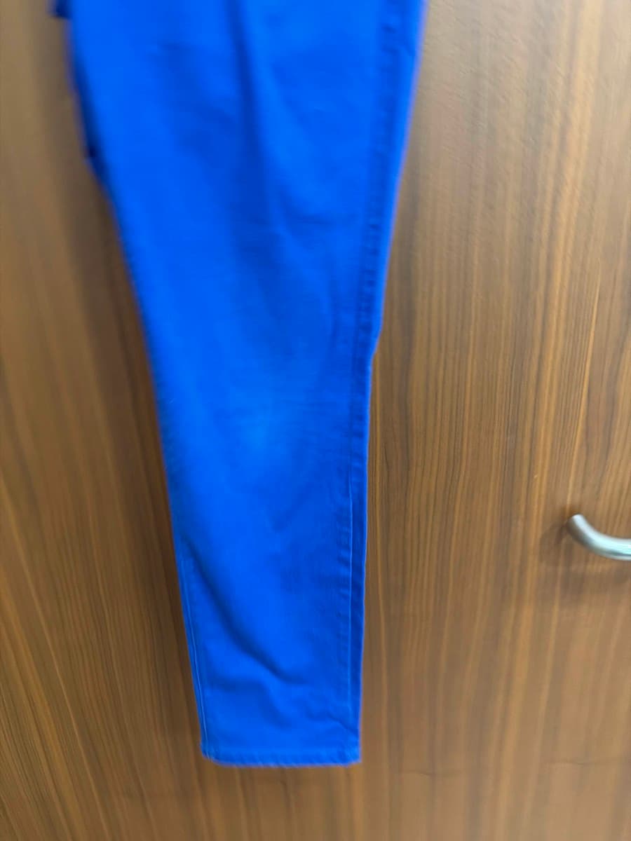 Bright Blue Skinny Trousers thumbnail 2