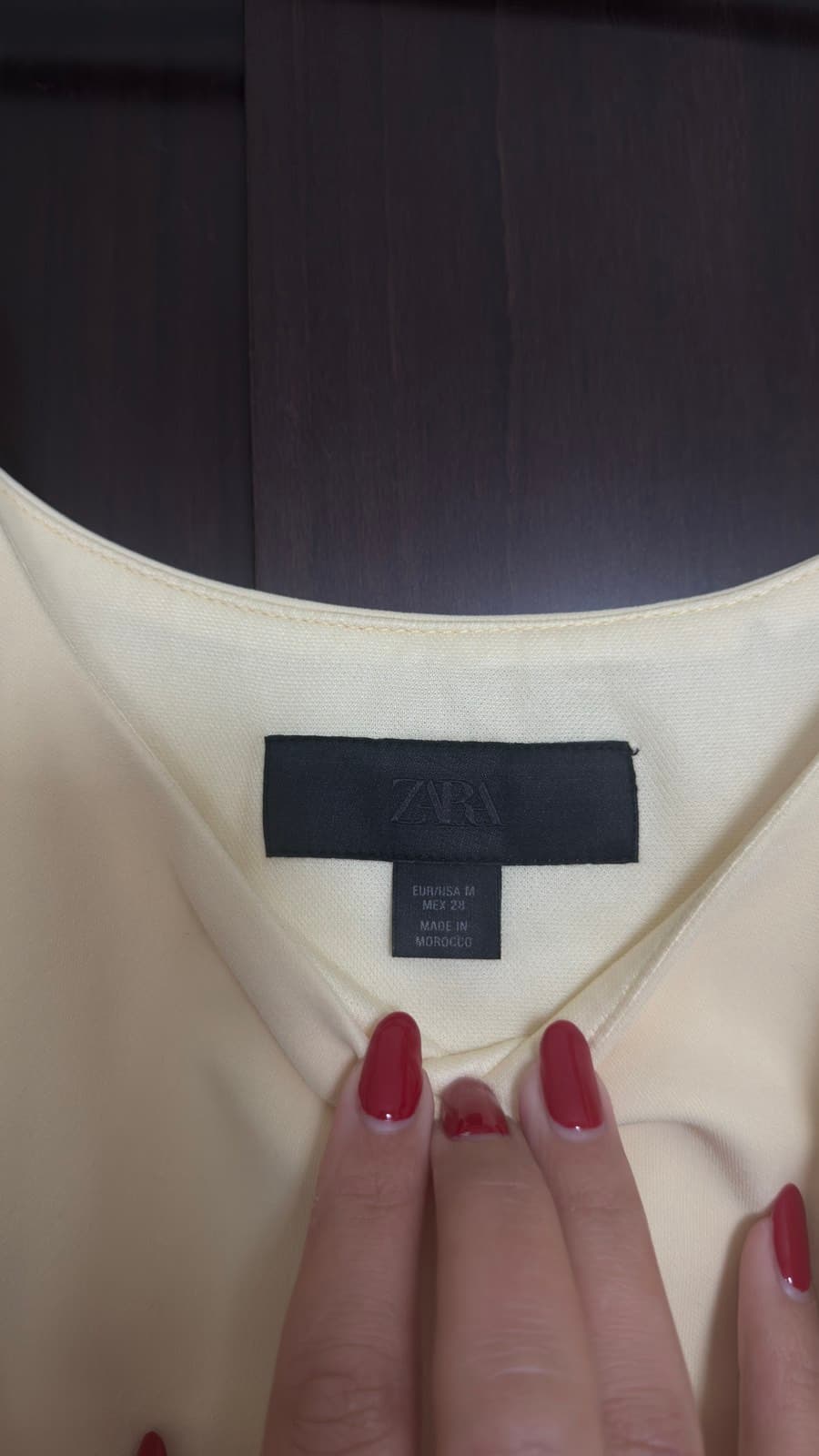 Yellow Tie-Shoulder Top thumbnail 4