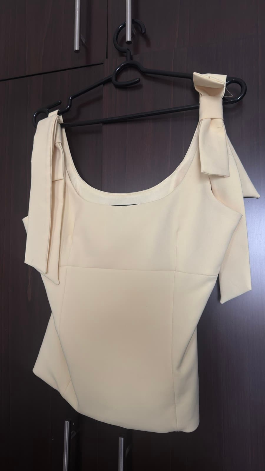Yellow Tie-Shoulder Top thumbnail 3