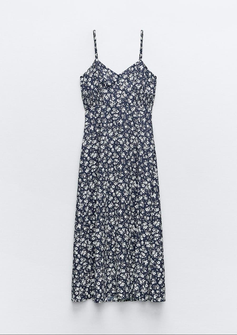 Floral Print Midi Dress