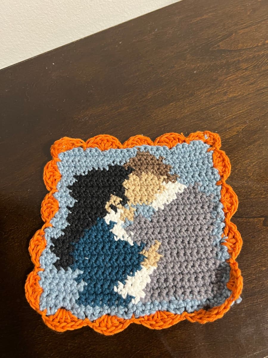 Handmade Crocheted Coaster thumbnail 4