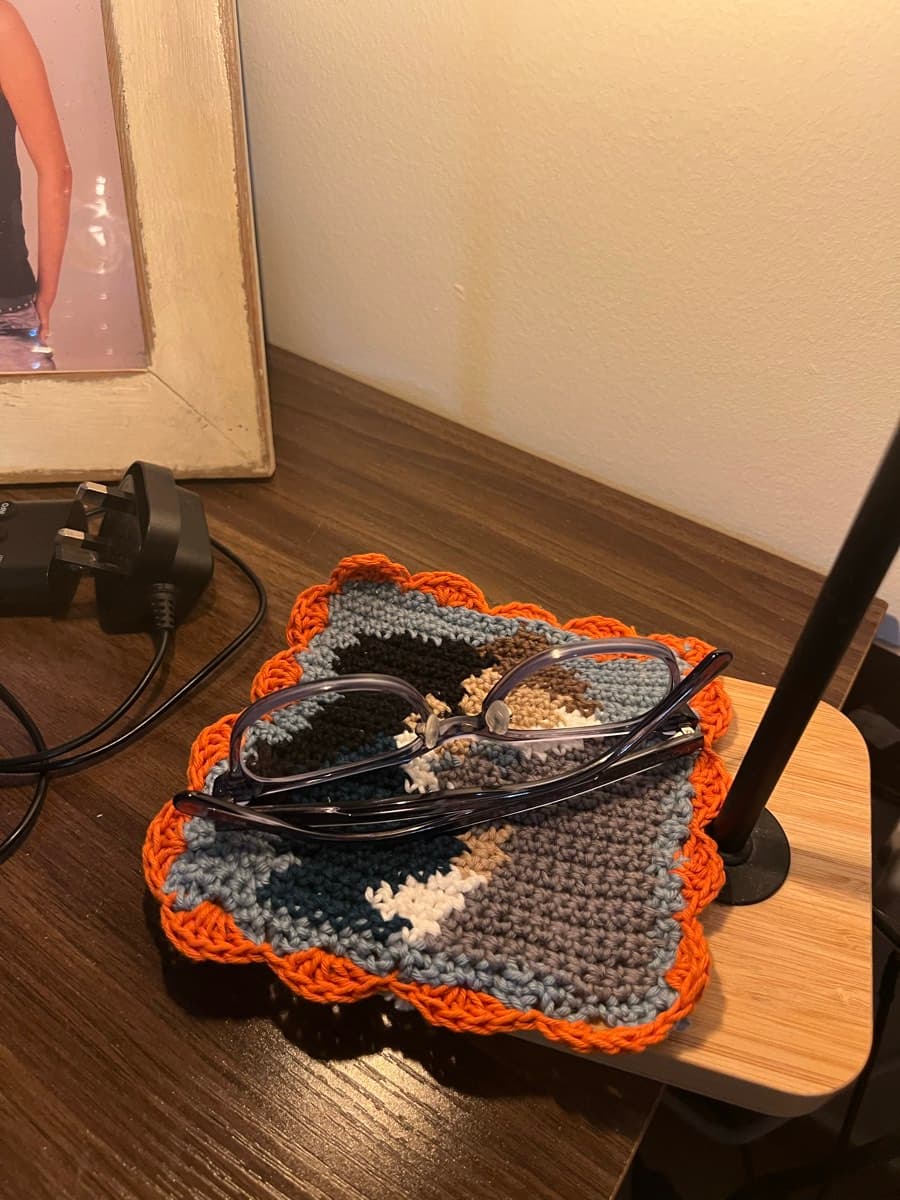 Handmade Crocheted Coaster thumbnail 2