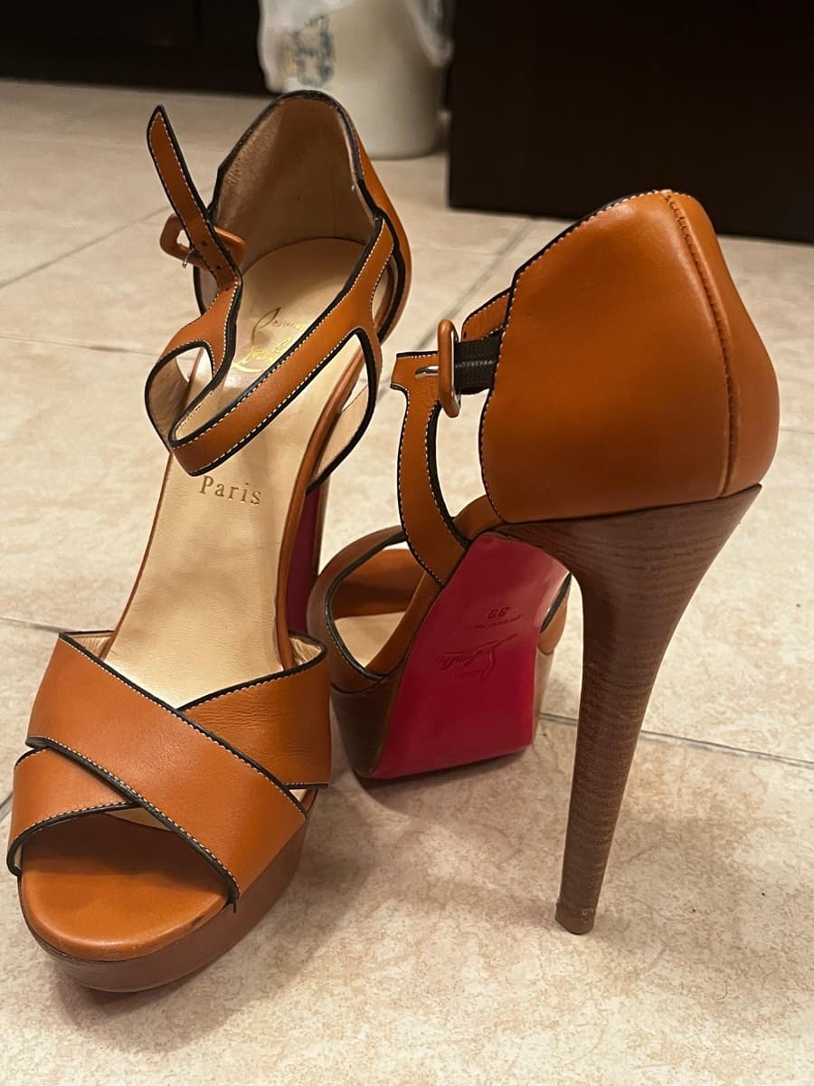 Christian Louboutin Leather Sandals thumbnail 2