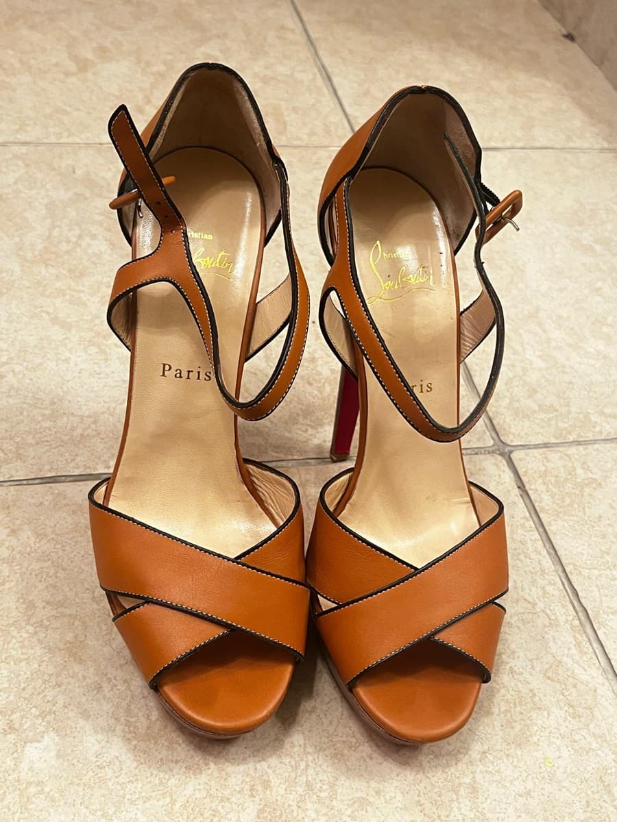 Christian Louboutin Leather Sandals - image 1