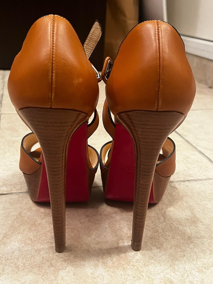 Christian Louboutin Leather Sandals thumbnail 4