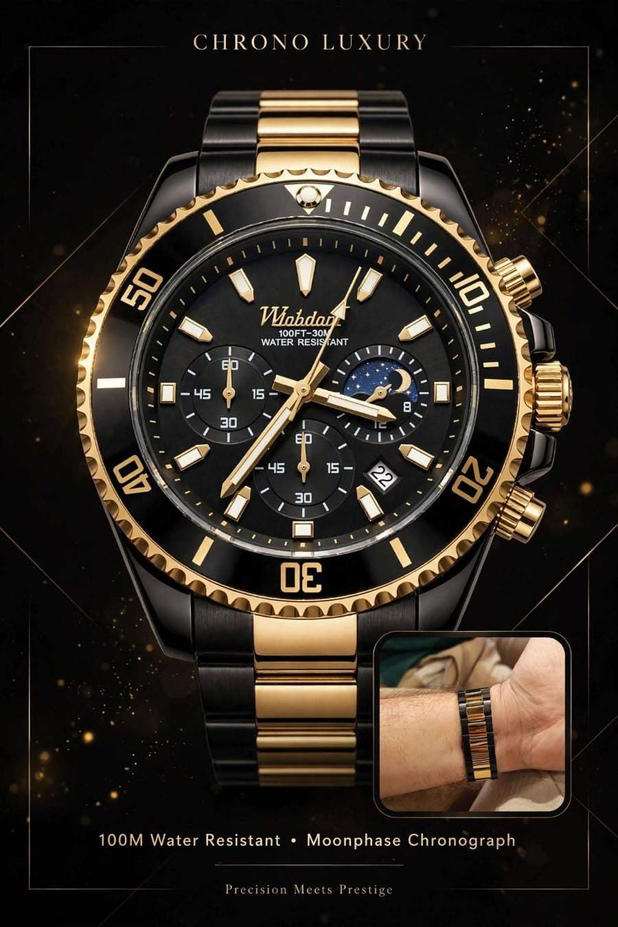 Wahdaj Chrono Luxury Watch