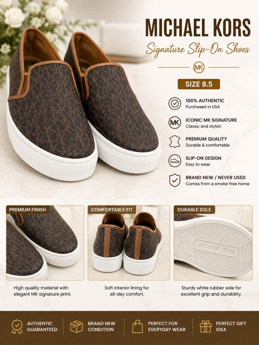 Michael Kors Signature Slip-On Shoes