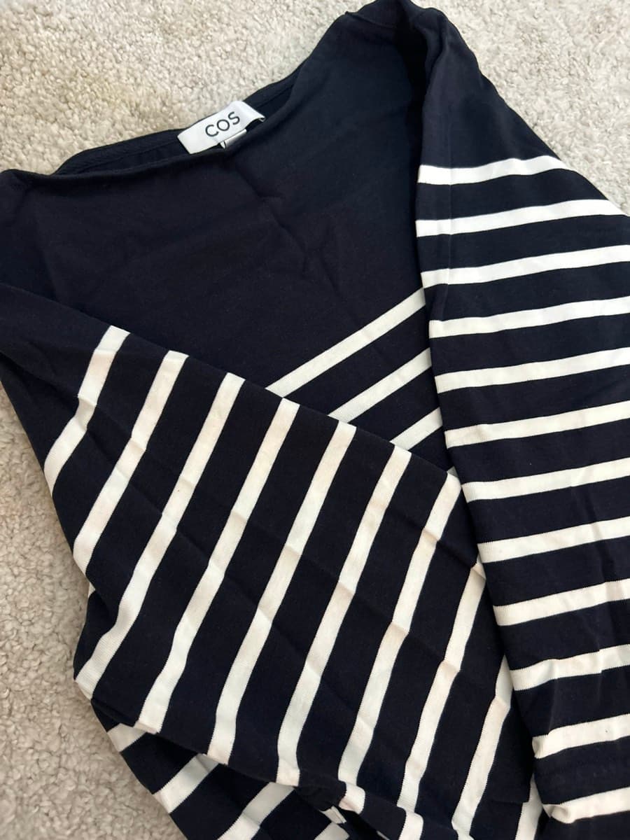 COS Striped Long-Sleeve Top