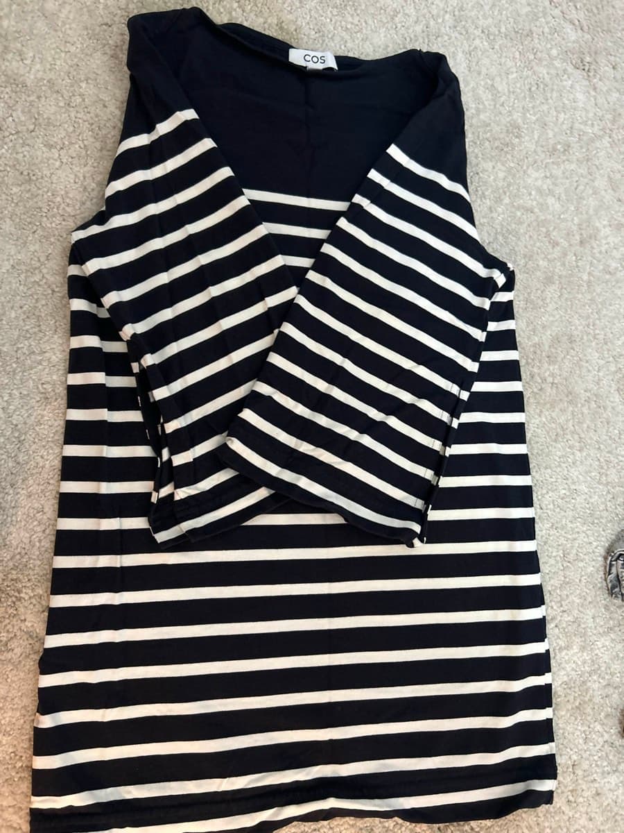 COS Striped Long-Sleeve Top thumbnail 2