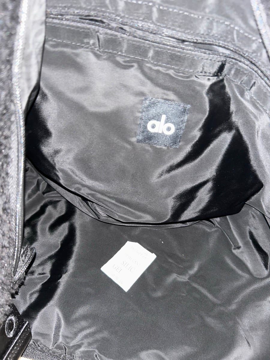 Black Teddy Fleece Bag AlO thumbnail 3