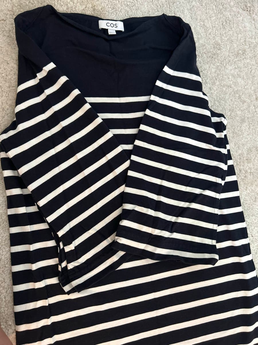 COS Striped Long-Sleeve Top thumbnail 4