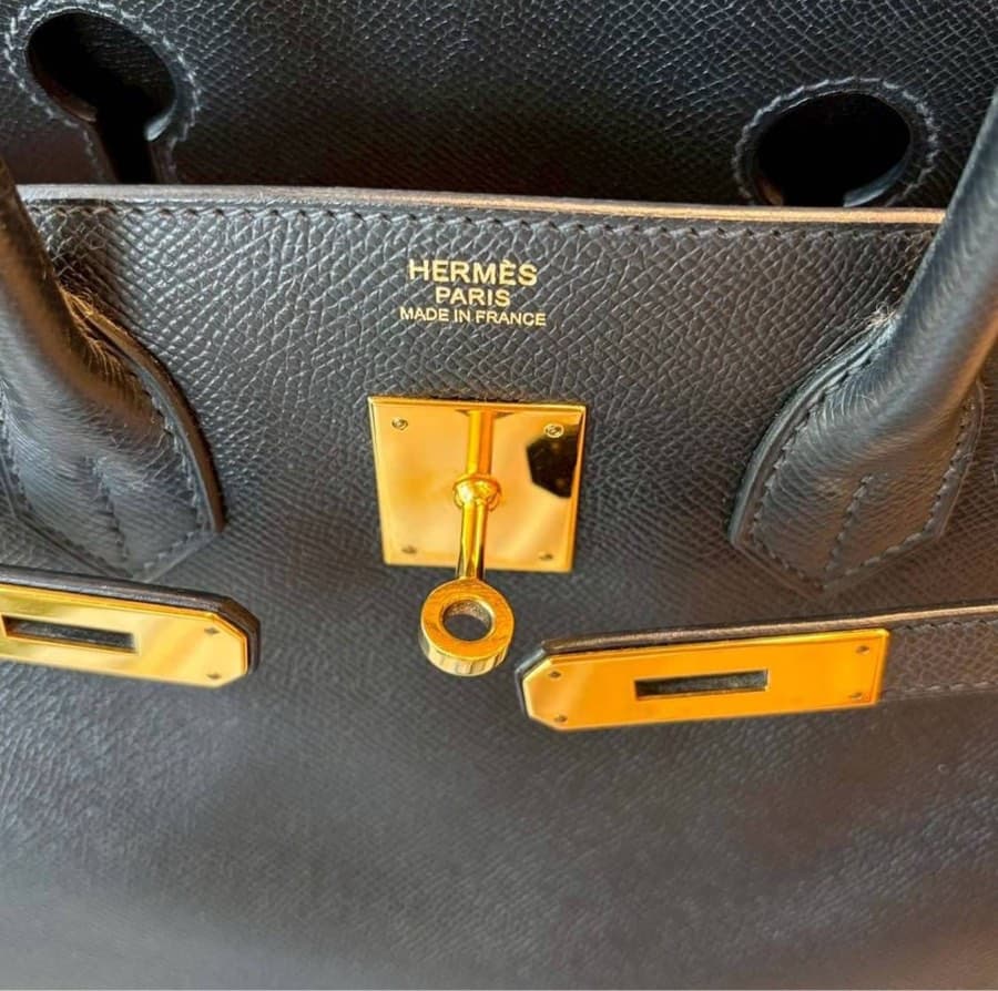 Birkin30 Noir Color Epsom Ghw St.A thumbnail 5