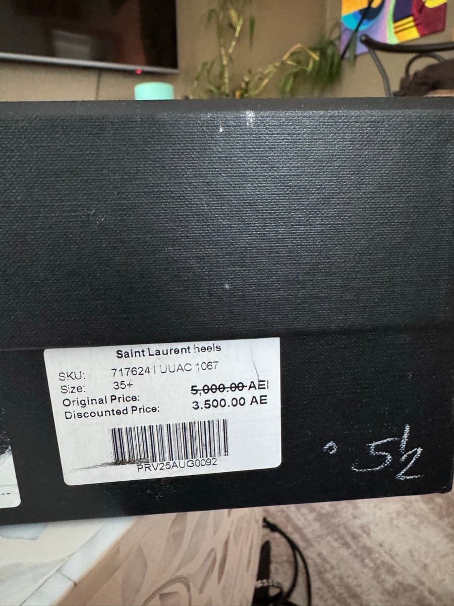 Saint Laurent Crystal Sandals thumbnail 5