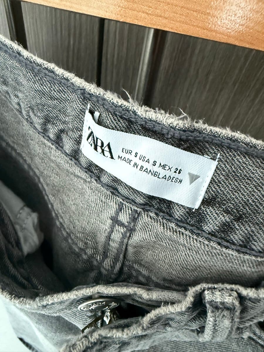 Zara Denim Midi Skirt thumbnail 3