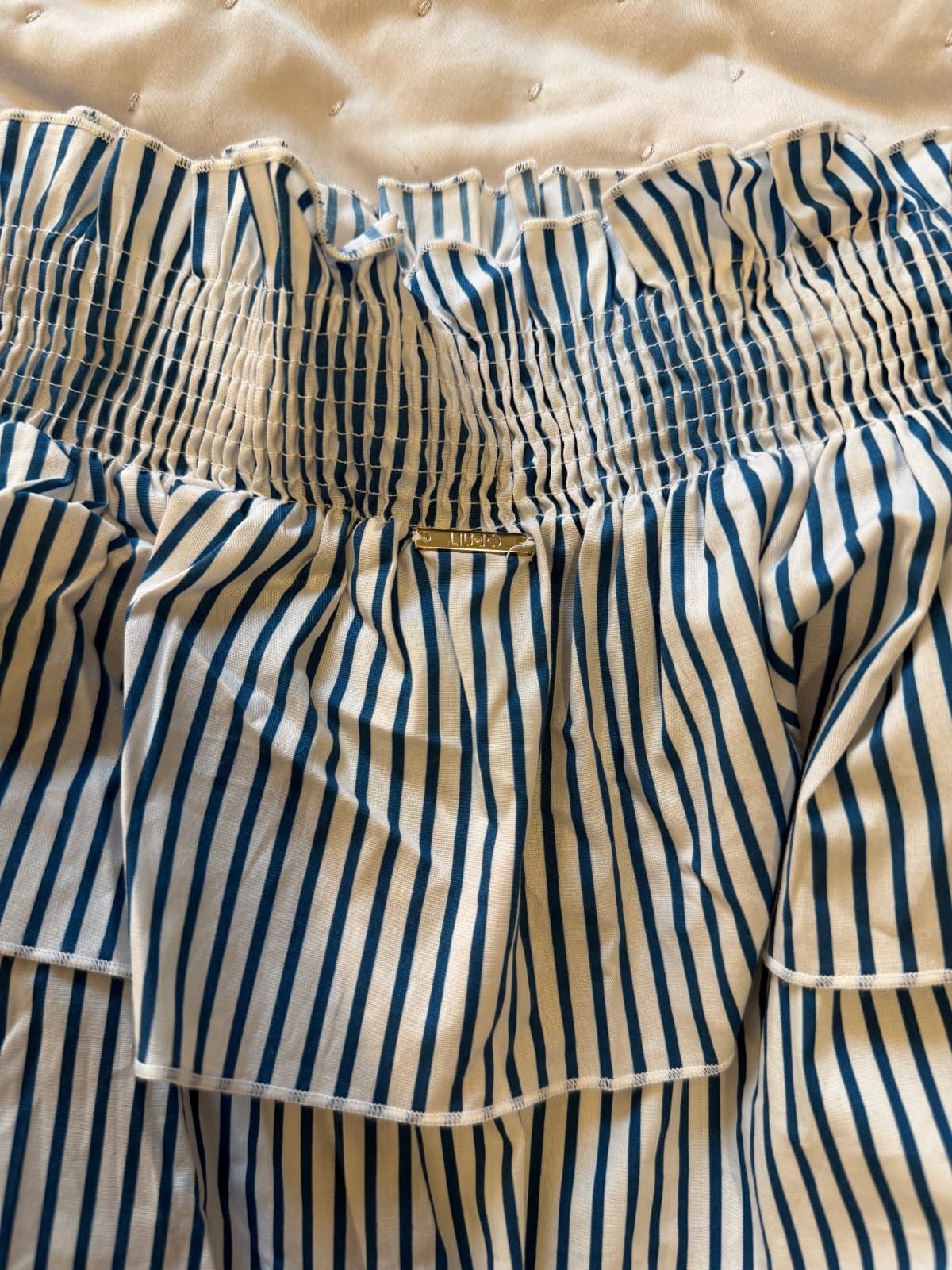 Liu Jo Milano - Off-shoulder / bardot striped blouse thumbnail 4