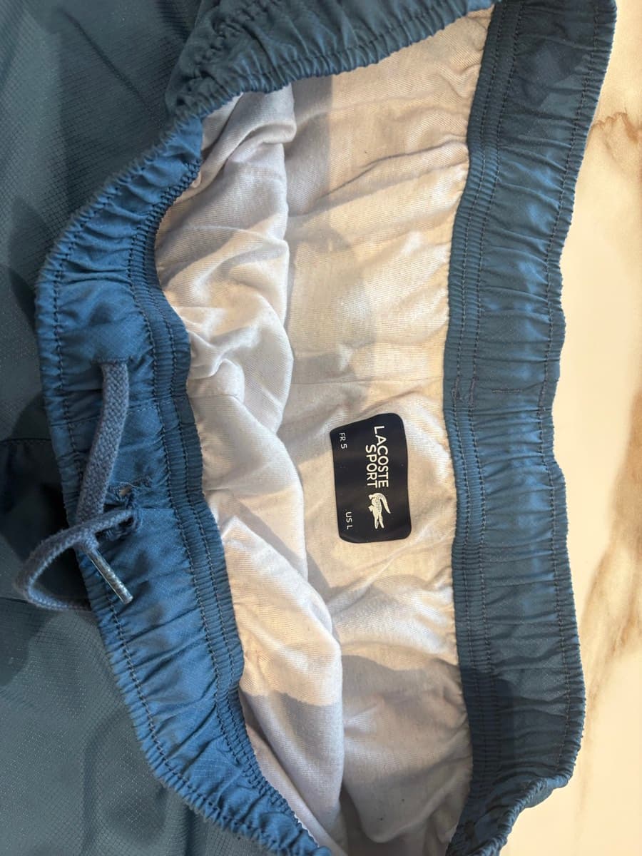 Lacoste Blue Sport Shorts thumbnail 2