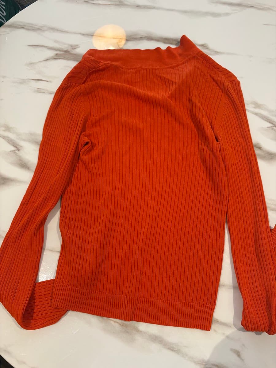 Zara Ribbed Knit Top thumbnail 2